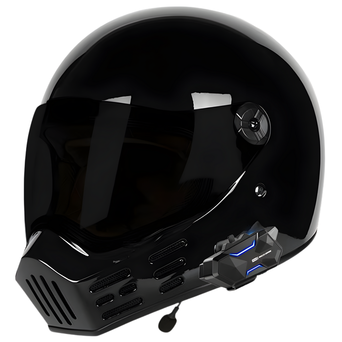 X1 Retro Helmet – Bluetooth Intercom (2–8 Riders) - view 3