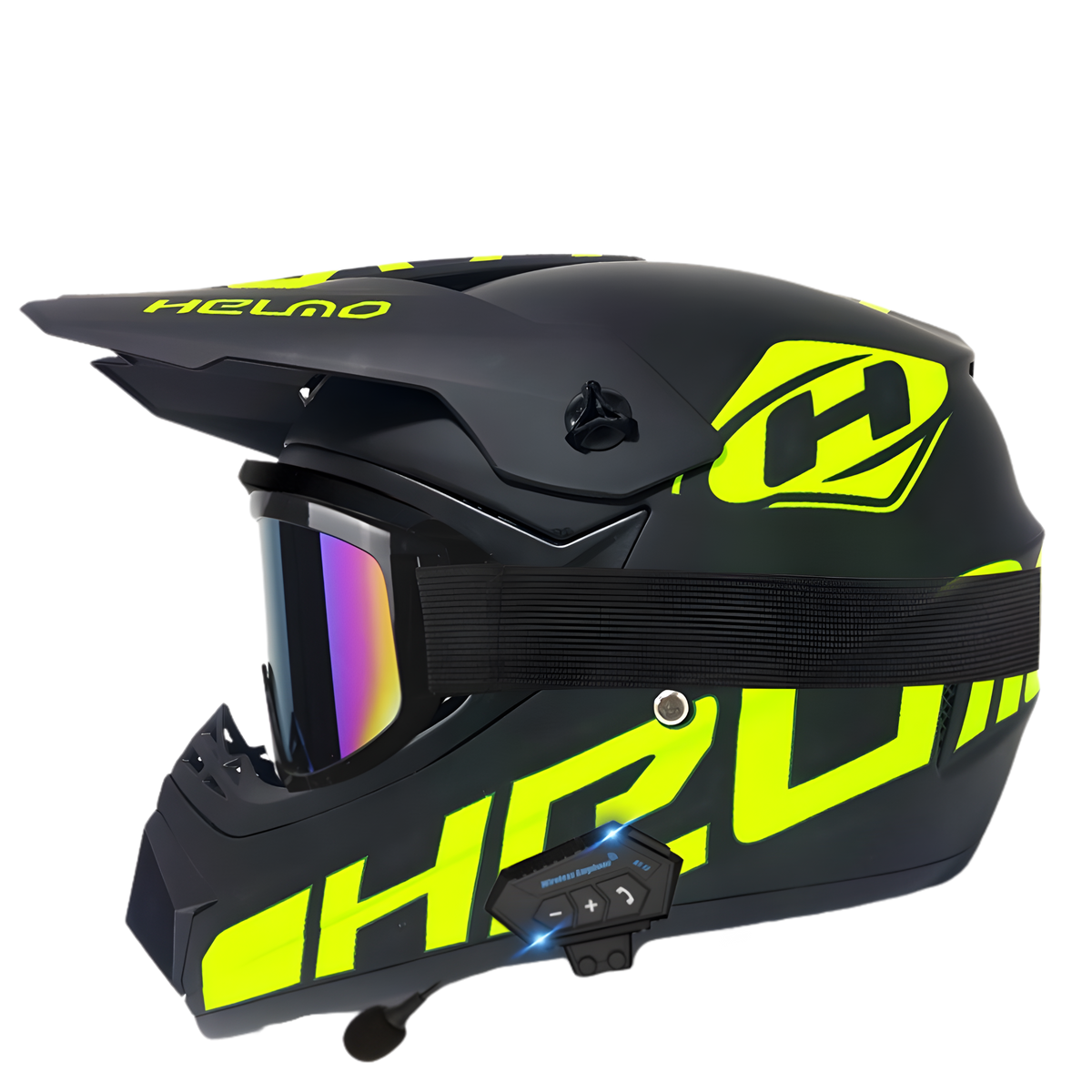 Aegis X9 Motocross Helmet with Bluetooth Headset - view 5