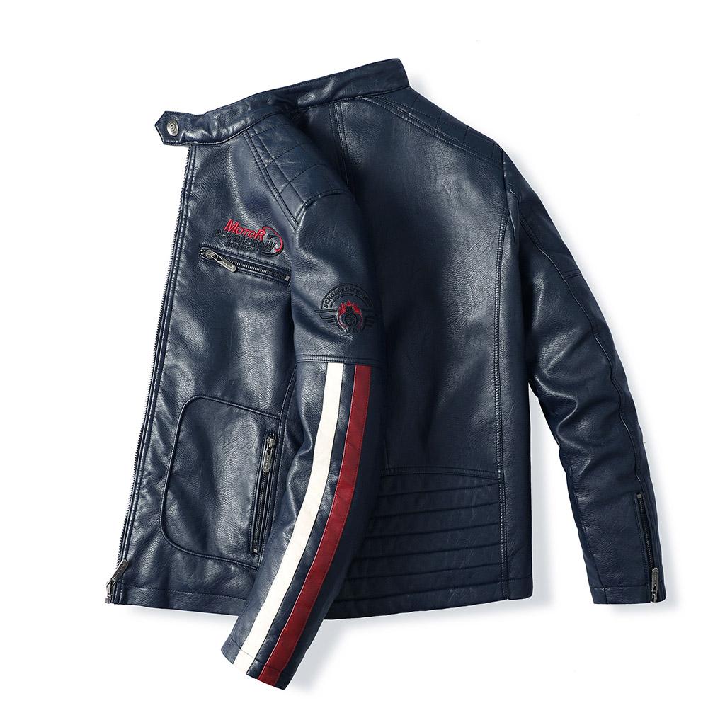 Dakota Biker Leather Jacket - view 8