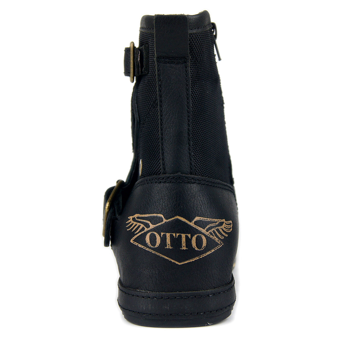 Otto's Leather Motorcycle Biker Boots - view 2