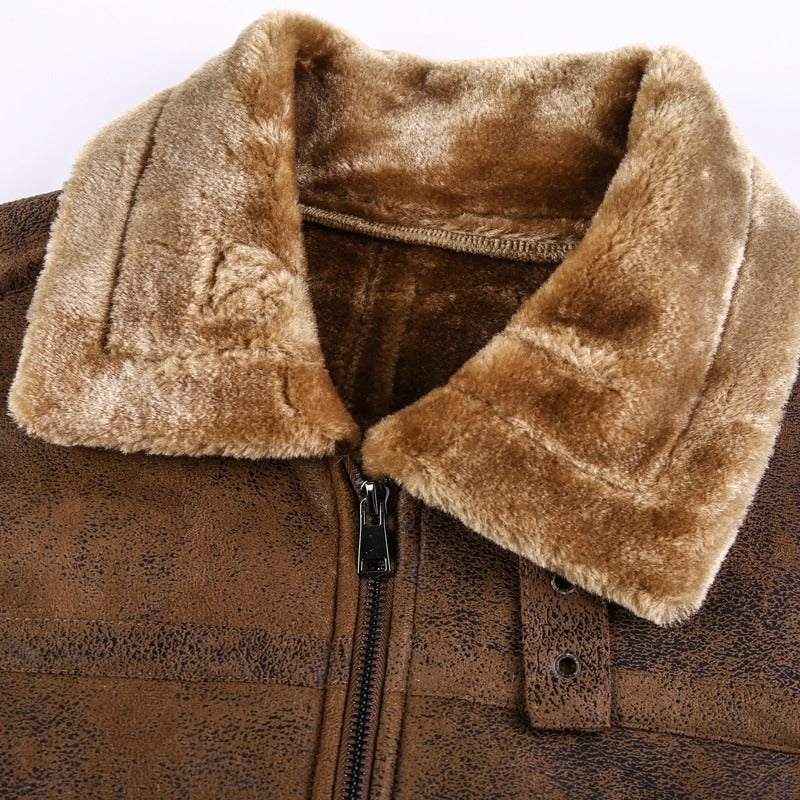 Winter Classic Leather Jacket - view 9