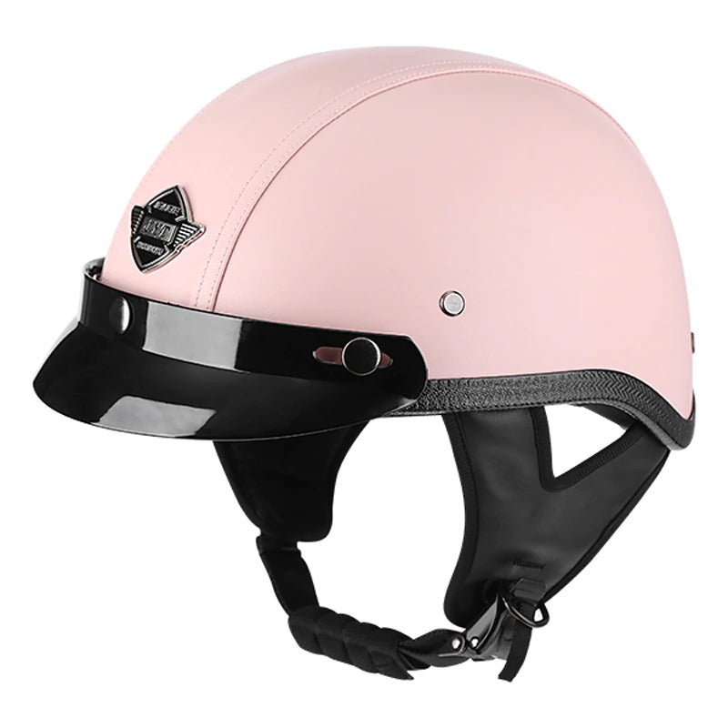 Retro Leather Half Helmet - view 2