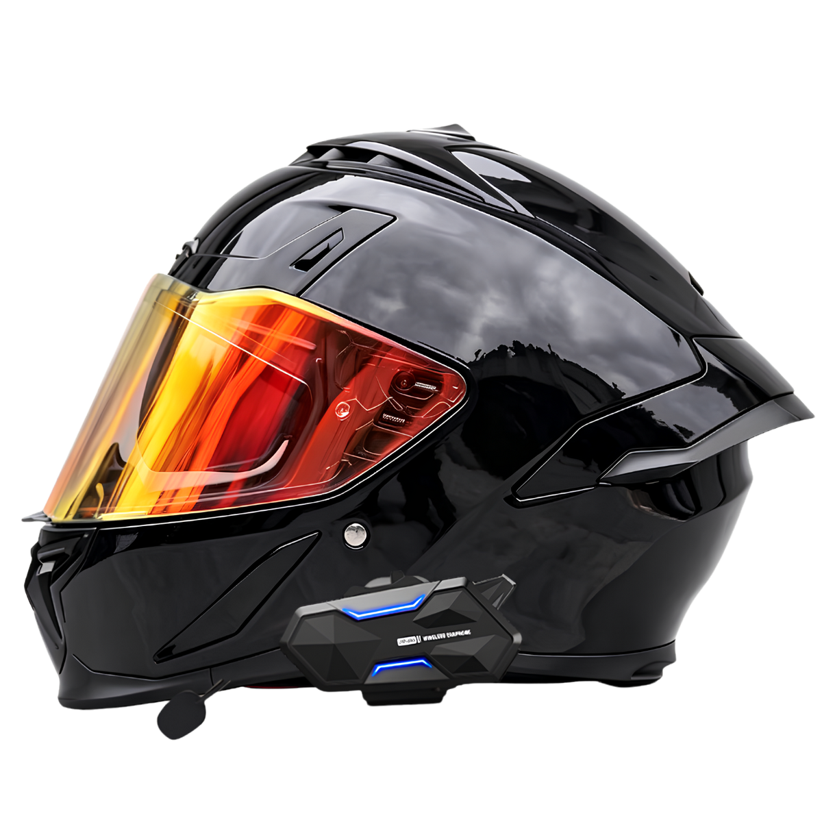 M2 Full Face Helmet with Bluetooth Intercom - view 9