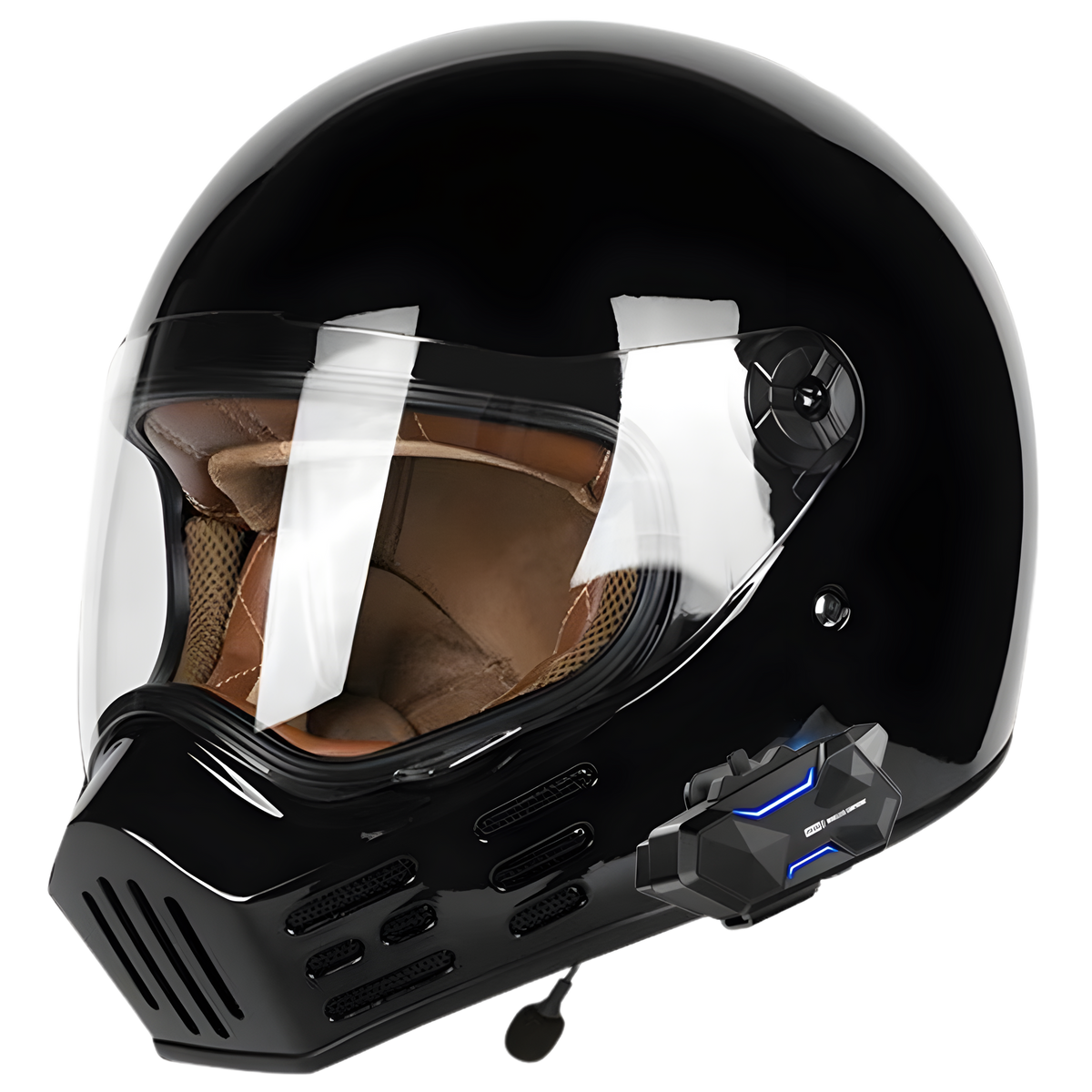 X1 Retro Helmet – Bluetooth Intercom (2–8 Riders) - view 7