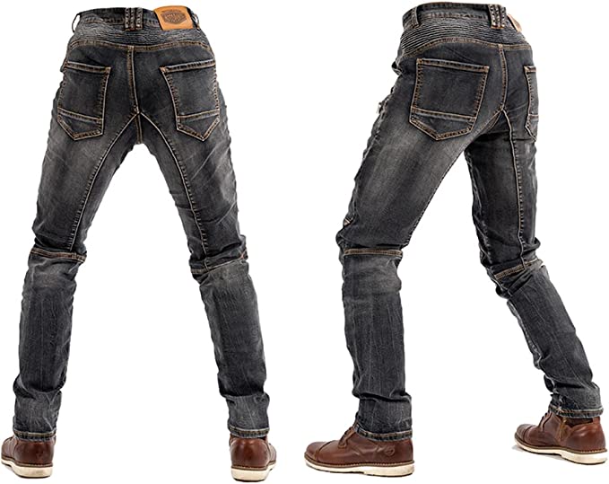Motorcycle Riding Jeans Kevlar Motorbike Racing Pants with Removable Armored - view 8