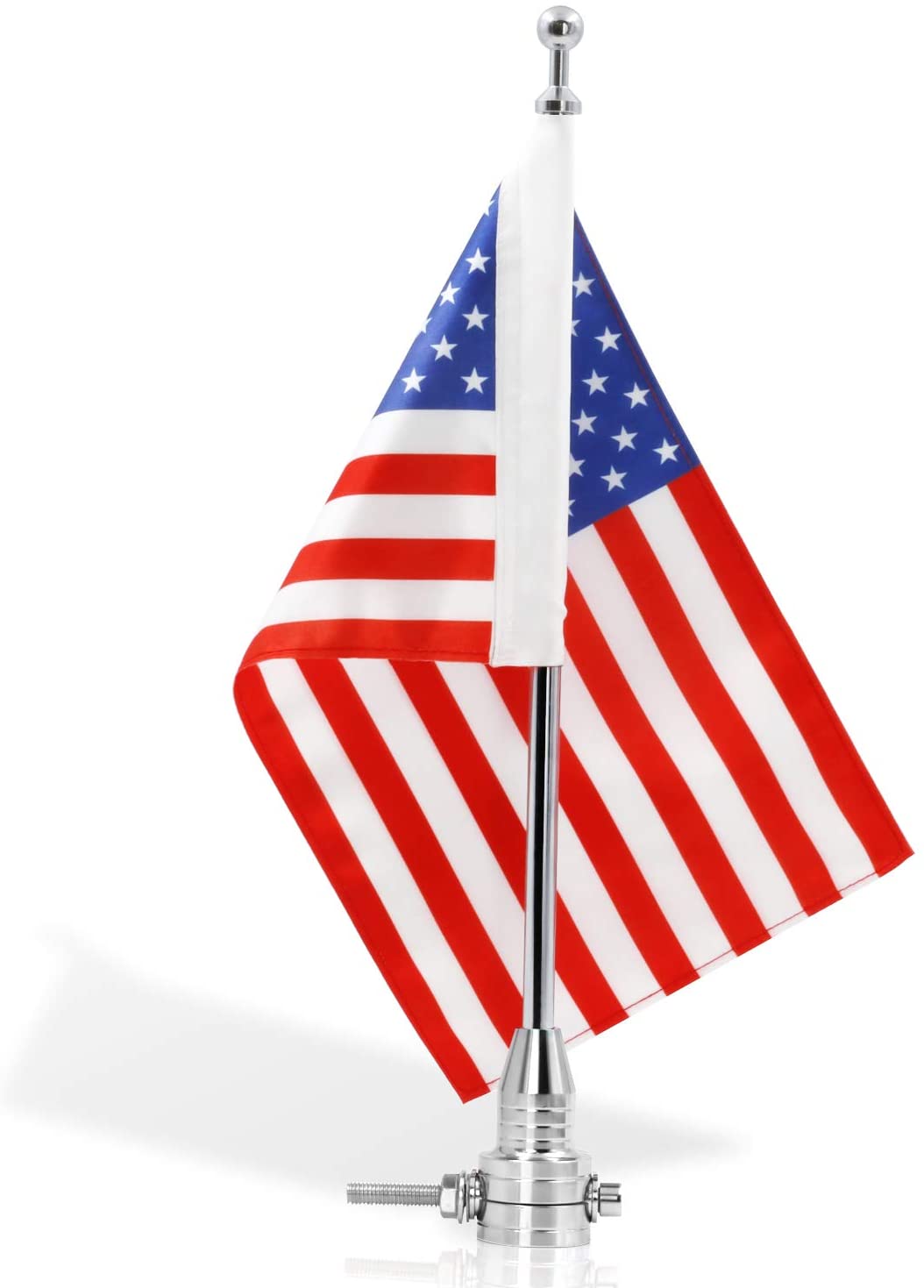Motorcycle Flagpole Mount - American Flag