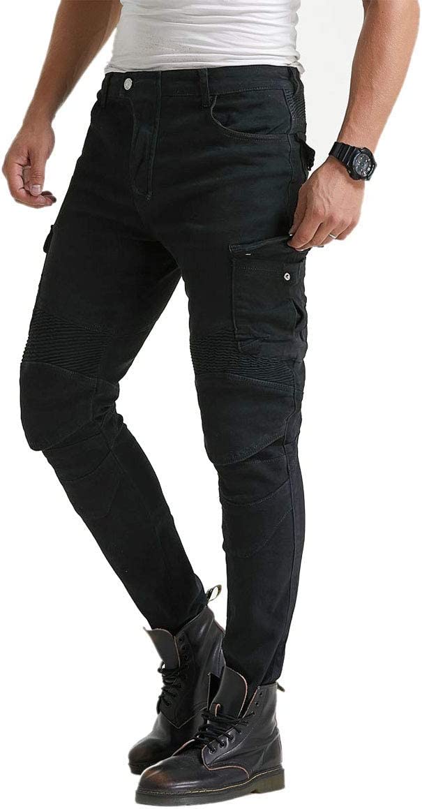 Motorcycle Riding Pants Denim Jeans Protect Pads Equipment - view 5