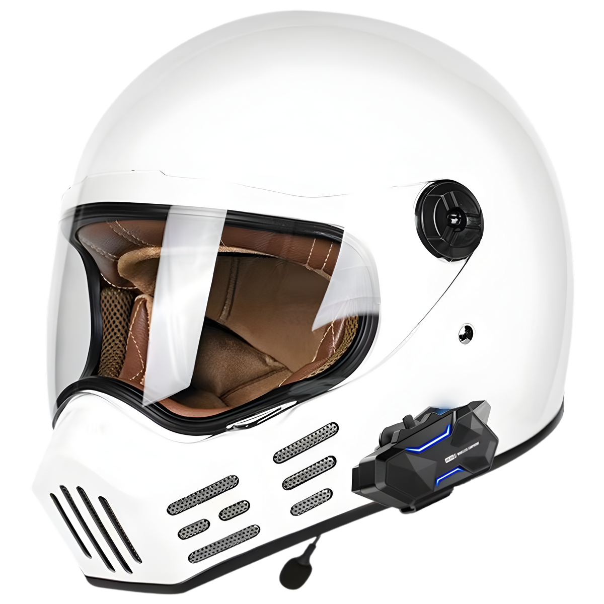 X1 Retro Helmet – Bluetooth Intercom (2–8 Riders) - view 8