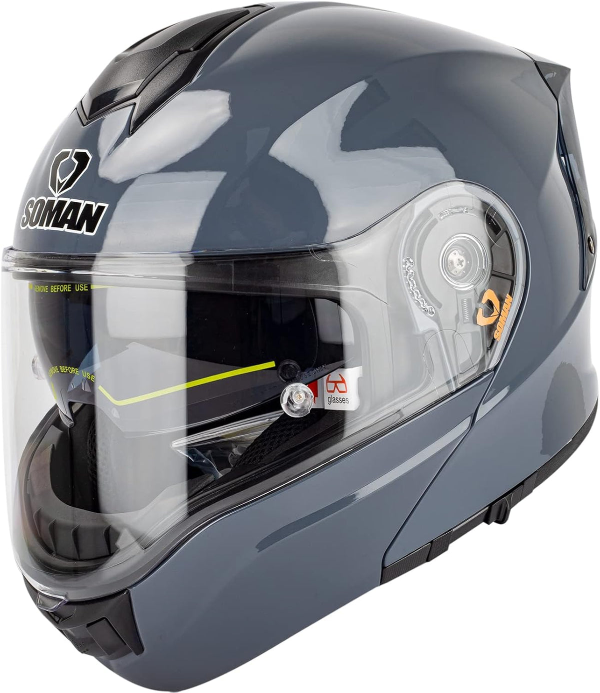 SM1 Modular Motorcycle Helmet – Dual Lens, ECE Certified - view 7