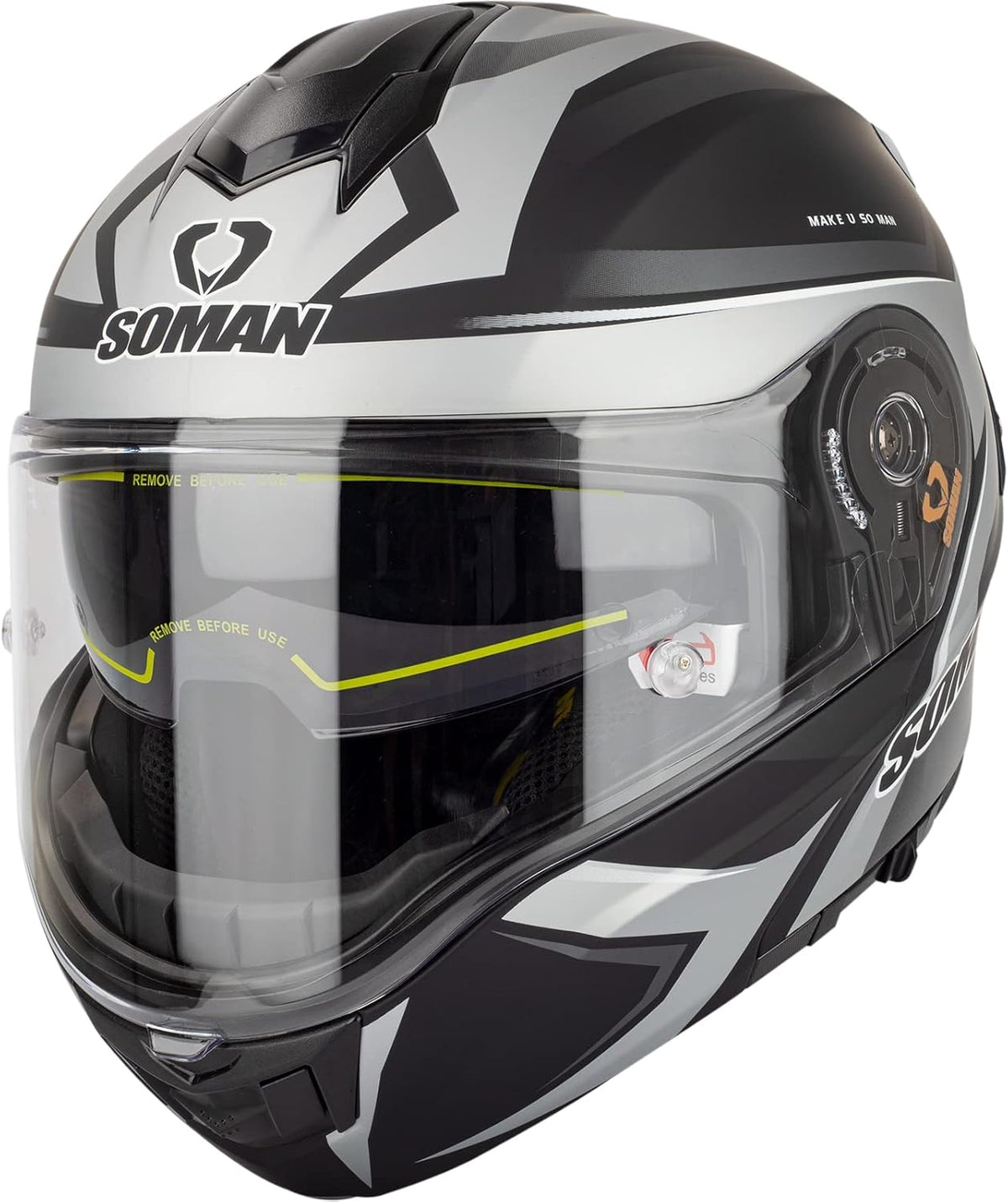 SM1 Modular Motorcycle Helmet – Dual Lens, ECE Certified - view 9