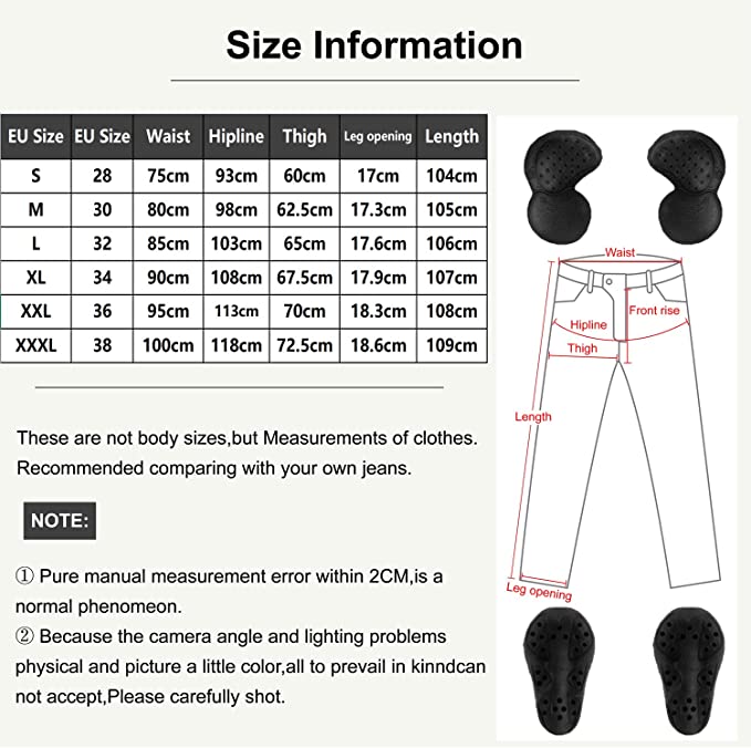 Motorcycle Riding Jeans Kevlar Motorbike Racing Pants with Removable Armored - view 12