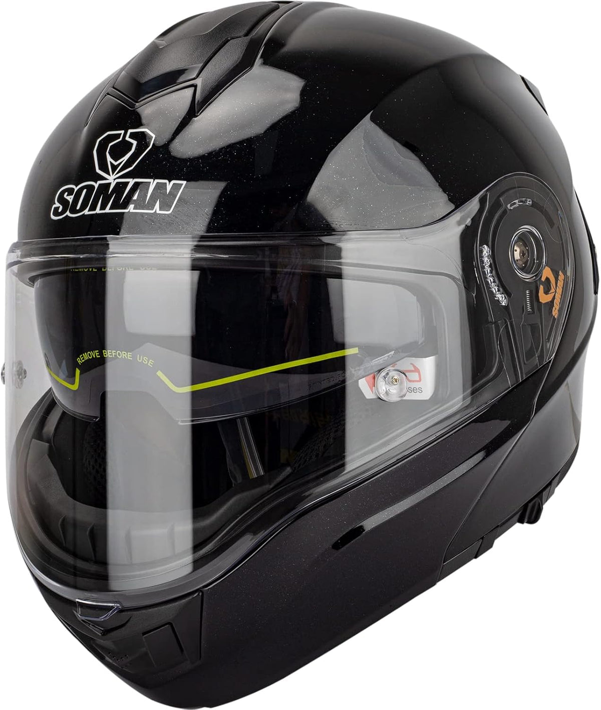 SM1 Modular Motorcycle Helmet – Dual Lens, ECE Certified - view 6