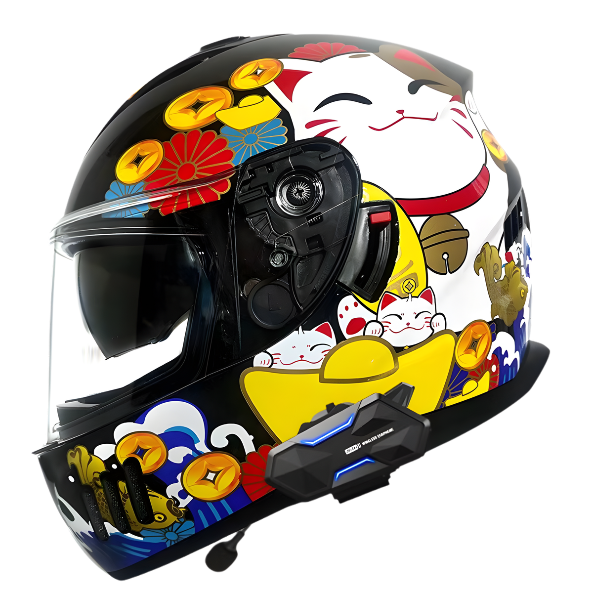 VX-1 Full Face Helmet – Bluetooth Intercom Helmet - view 2