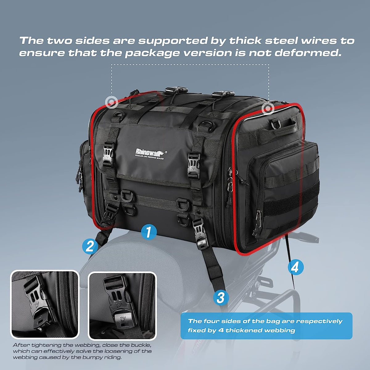Motorcycle Expandable Storage Bag - view 6