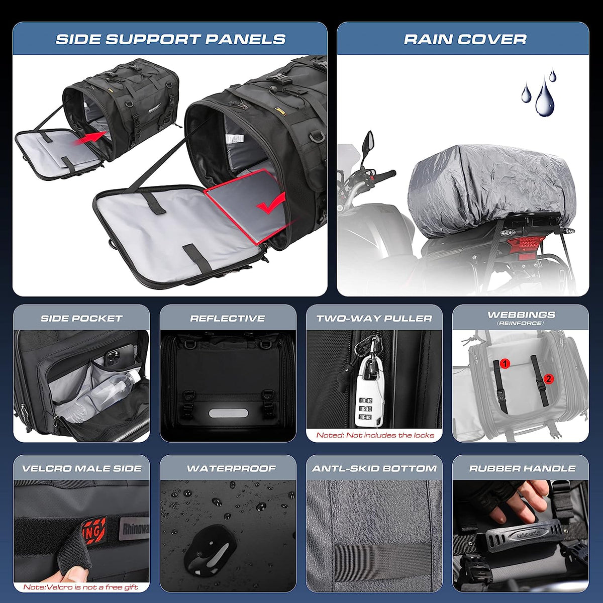 Motorcycle Expandable Storage Bag - view 4