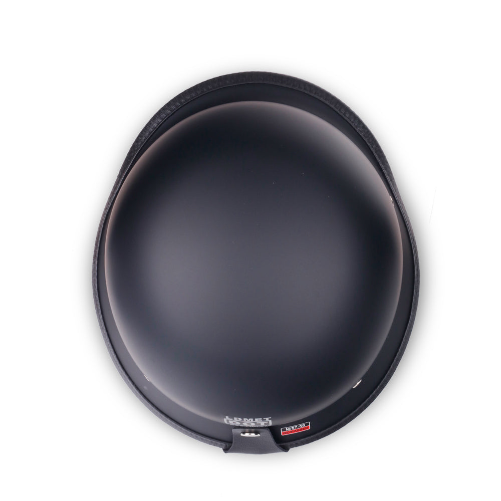 German Style Mayan Half Helmet - Matte Black - view 3