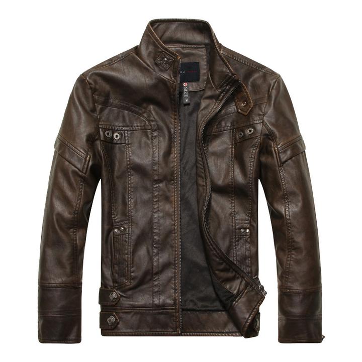 Leather Mayan Motorcycle Jacket - view 11