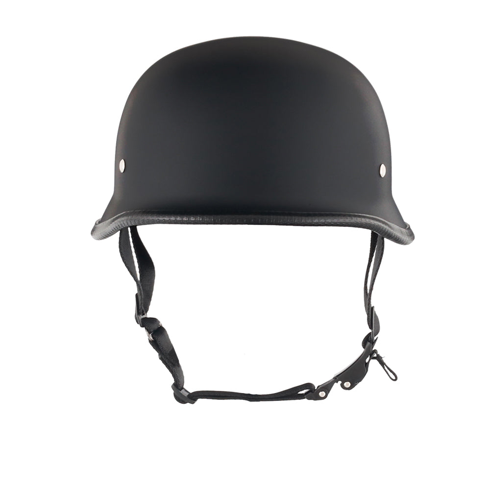 German Style Mayan Half Helmet - Matte Black - view 6