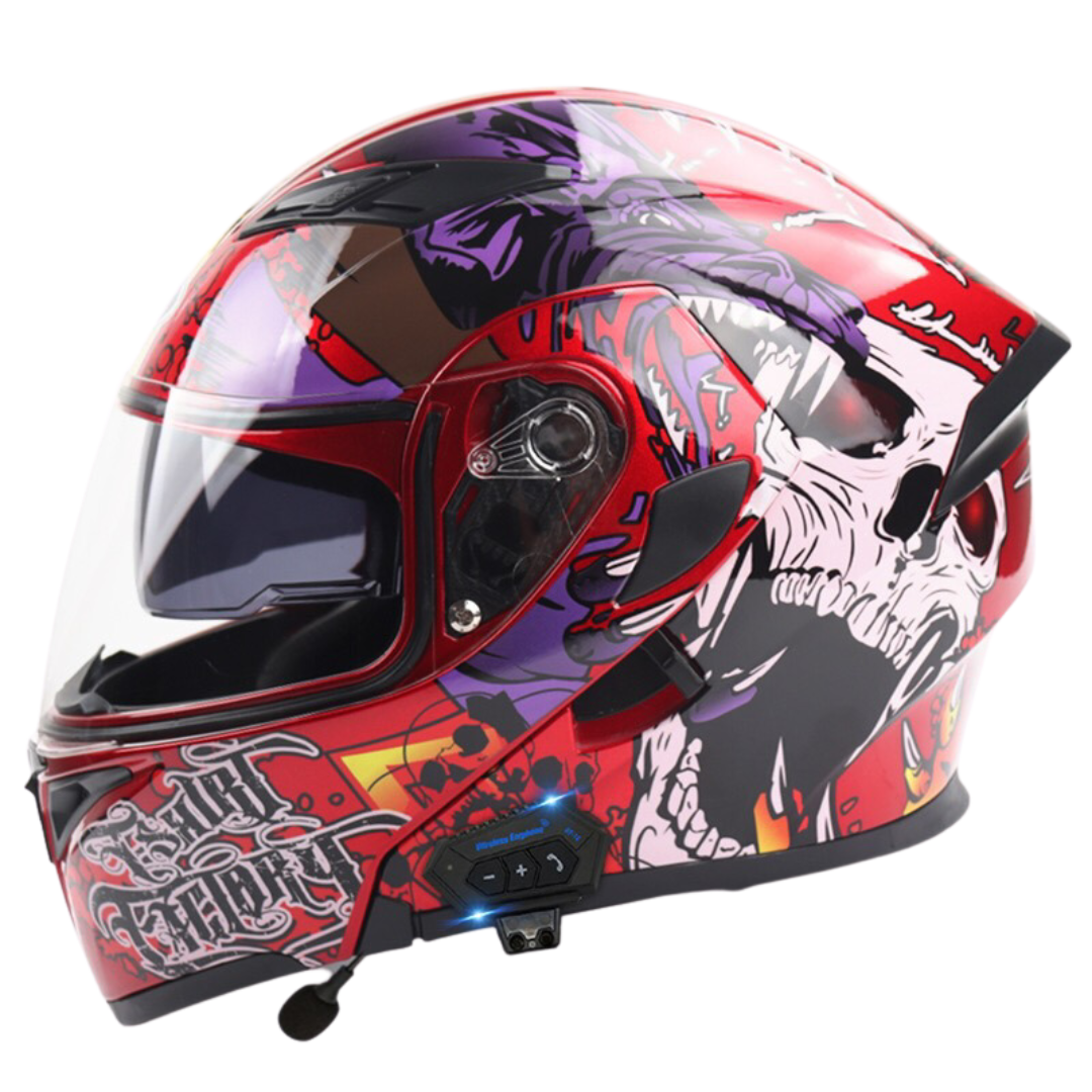 K1 Colored Modular Helmet - Bluetooth Headset