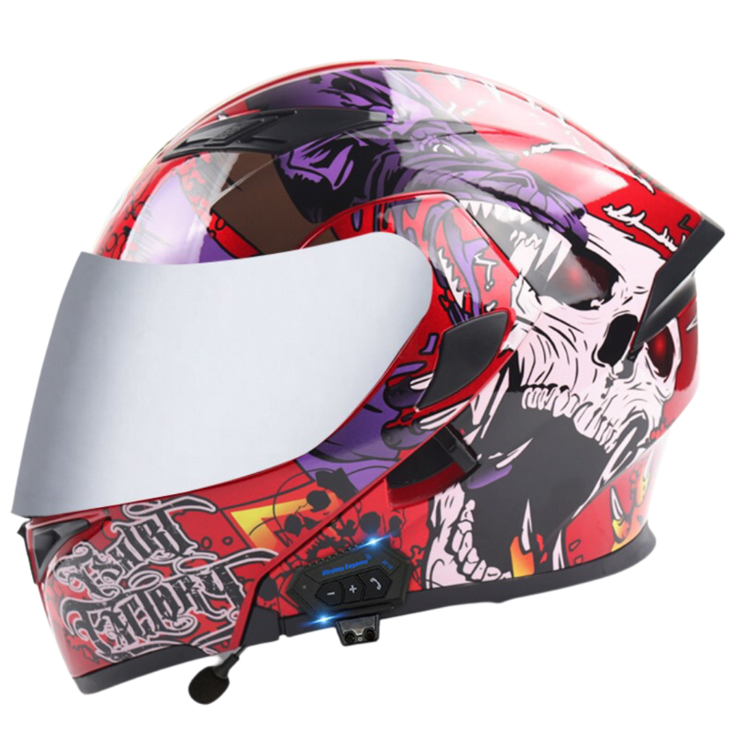 K1 Colored Modular Helmet - Bluetooth Headset - view 2