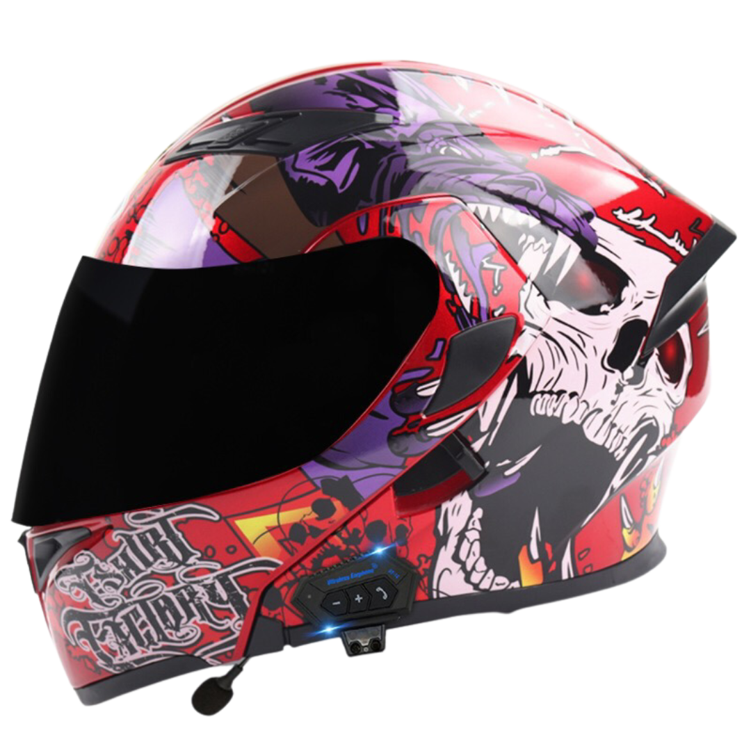 K1 Colored Modular Helmet - Bluetooth Headset - view 4
