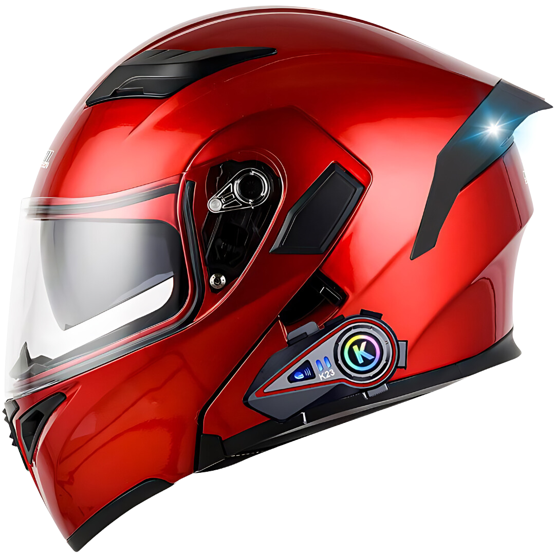 R6s Modular Helmet with Intercom Bluetooth Headset - view 8