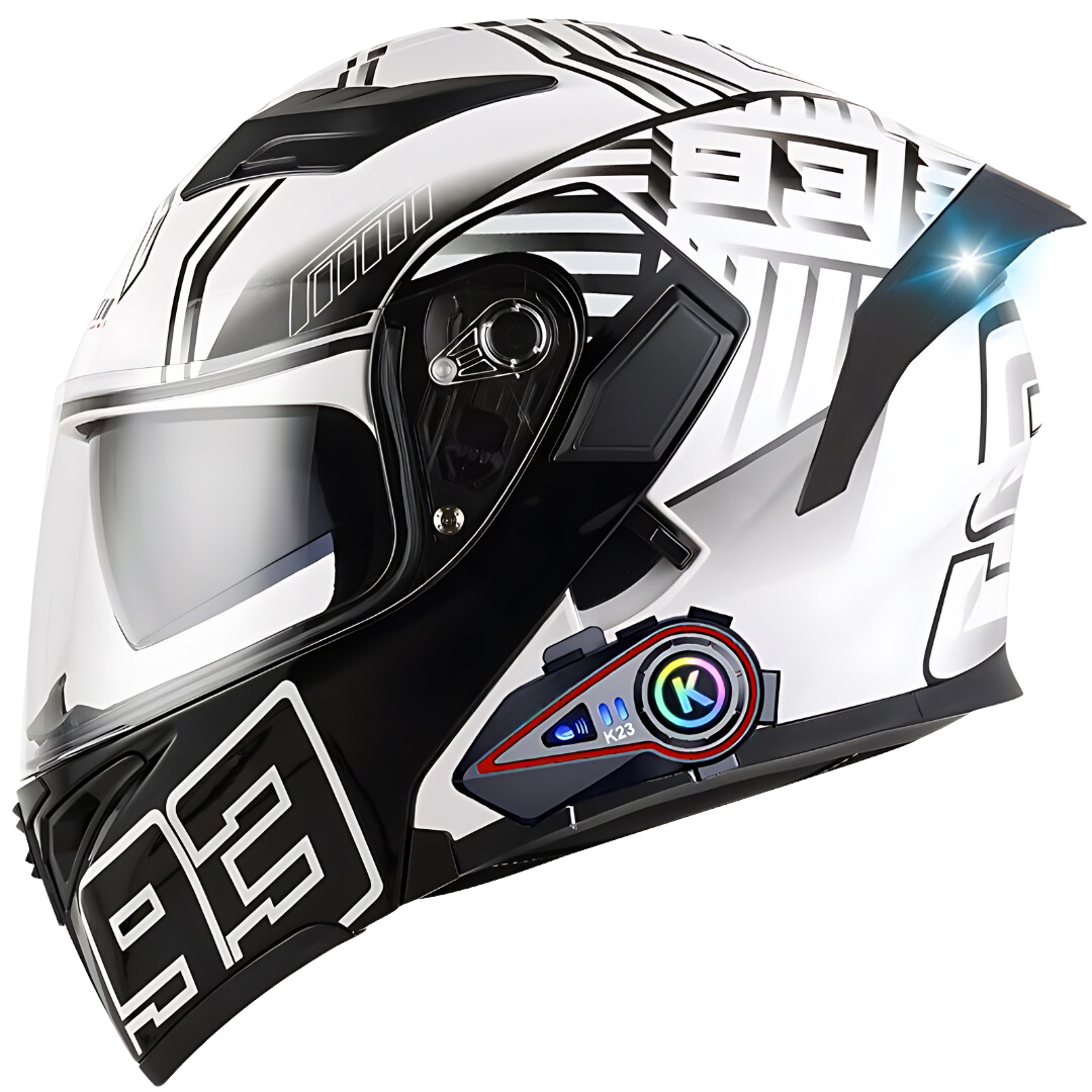 R6s Modular Helmet with Intercom Bluetooth Headset - view 10