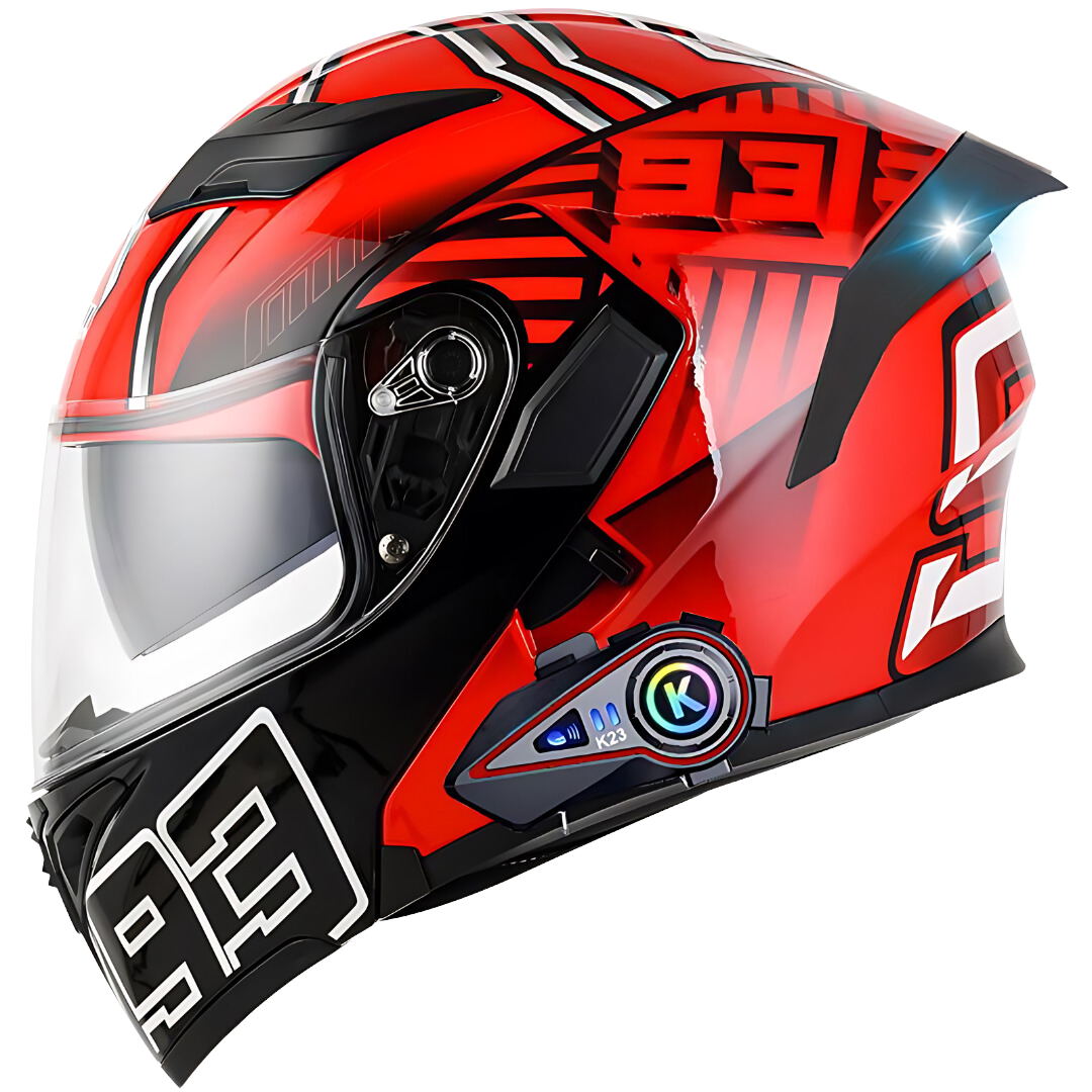R6s Modular Helmet with Intercom Bluetooth Headset - view 13