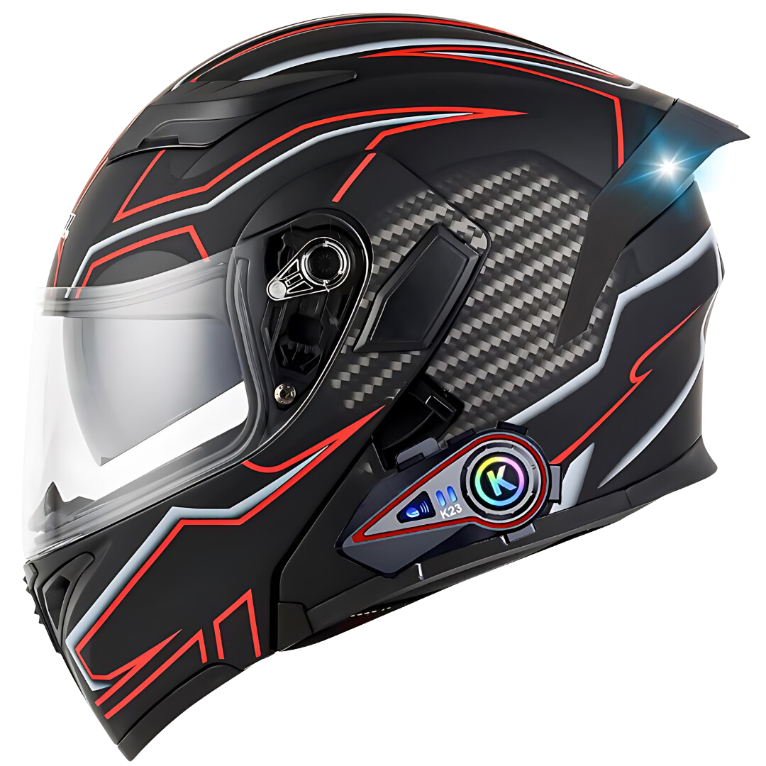 R6s Modular Helmet with Intercom Bluetooth Headset - view 15