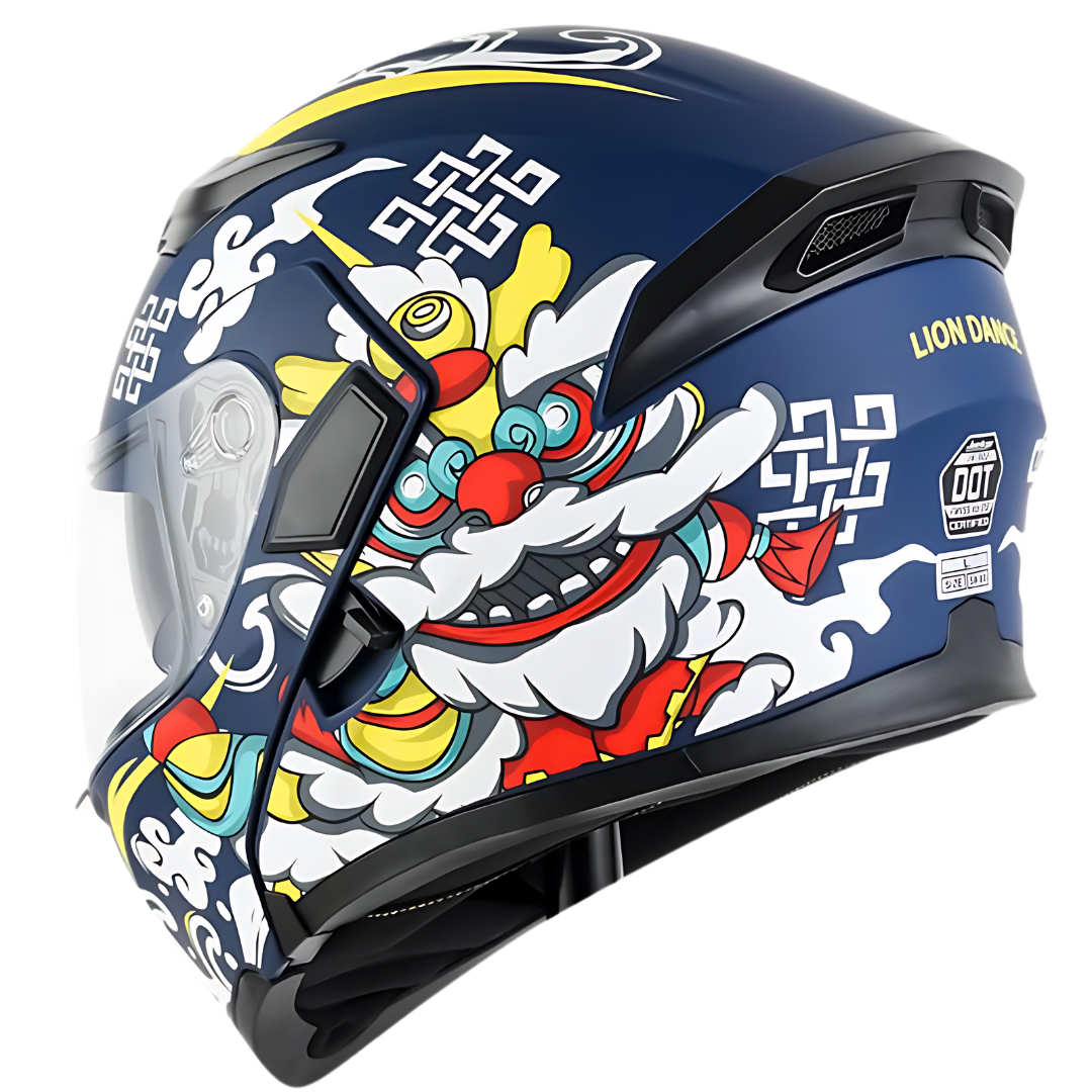 R6s Modular Helmet with Intercom Bluetooth Headset - view 3