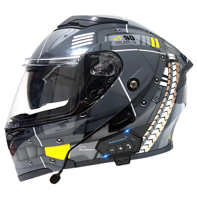 K1 Colored Modular Helmet - Bluetooth Headset - view 25