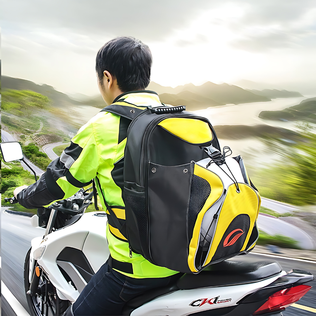 RiderSafe Motorcycle Helmet Backpack - view 2