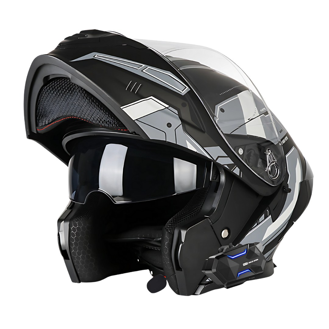 K4 Intercom Modular Helmet with Bluetooth – 2-8 Riders Intercom - view 3