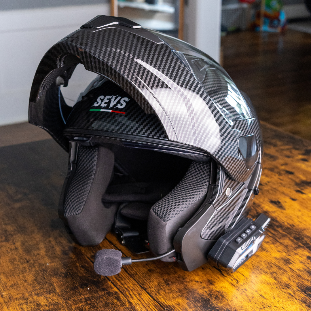 K2 Intercom Modular Helmet with Bluetooth – 2 Rider Intercom - view 3
