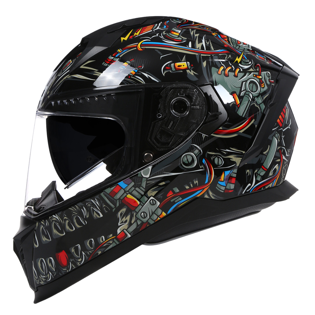 X7 Full Face Helmet – ABS Hard Shell, Anti-Fog - view 8