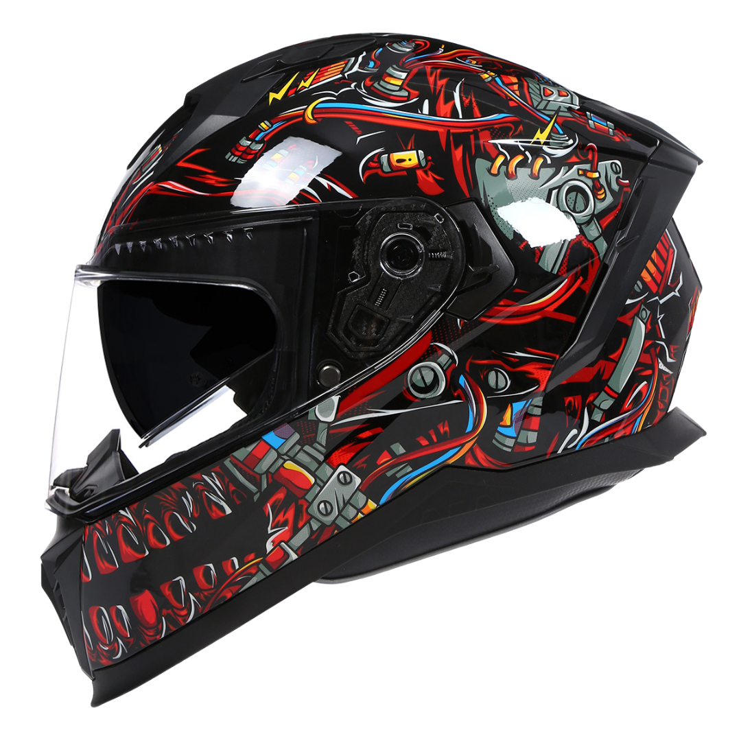X7 Full Face Helmet – ABS Hard Shell, Anti-Fog - view 9