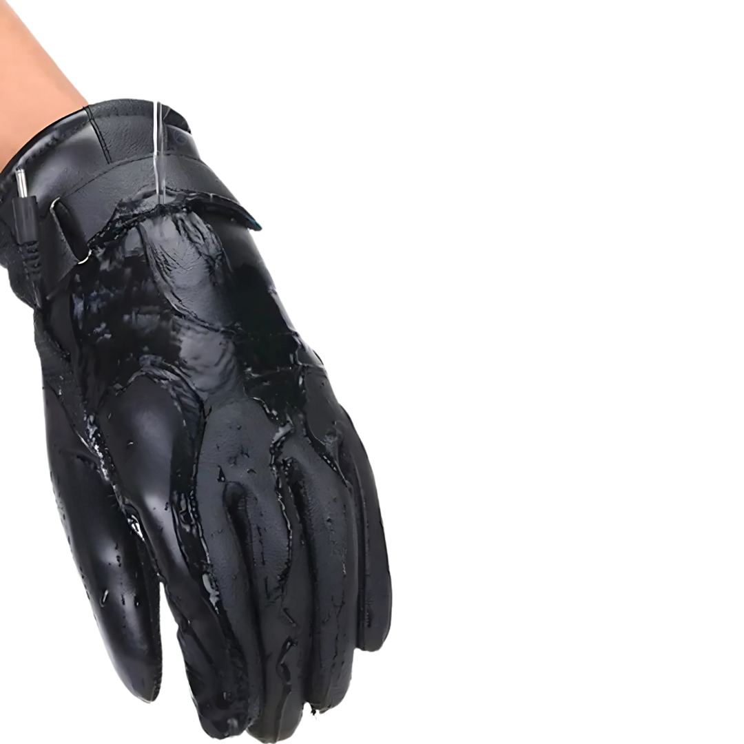 Leather USB Heated Winter Gloves - Touchscreen - view 4