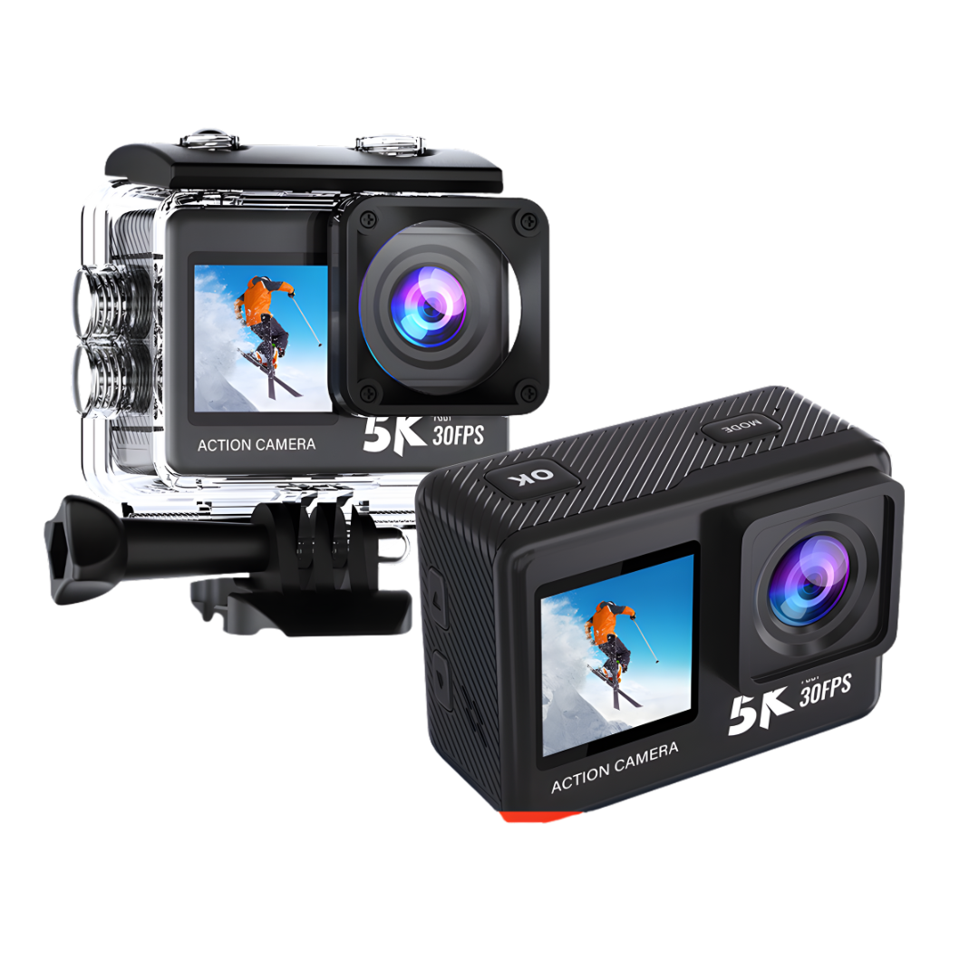RiderX 5K Touch Dual Screen Action Camera - view 2