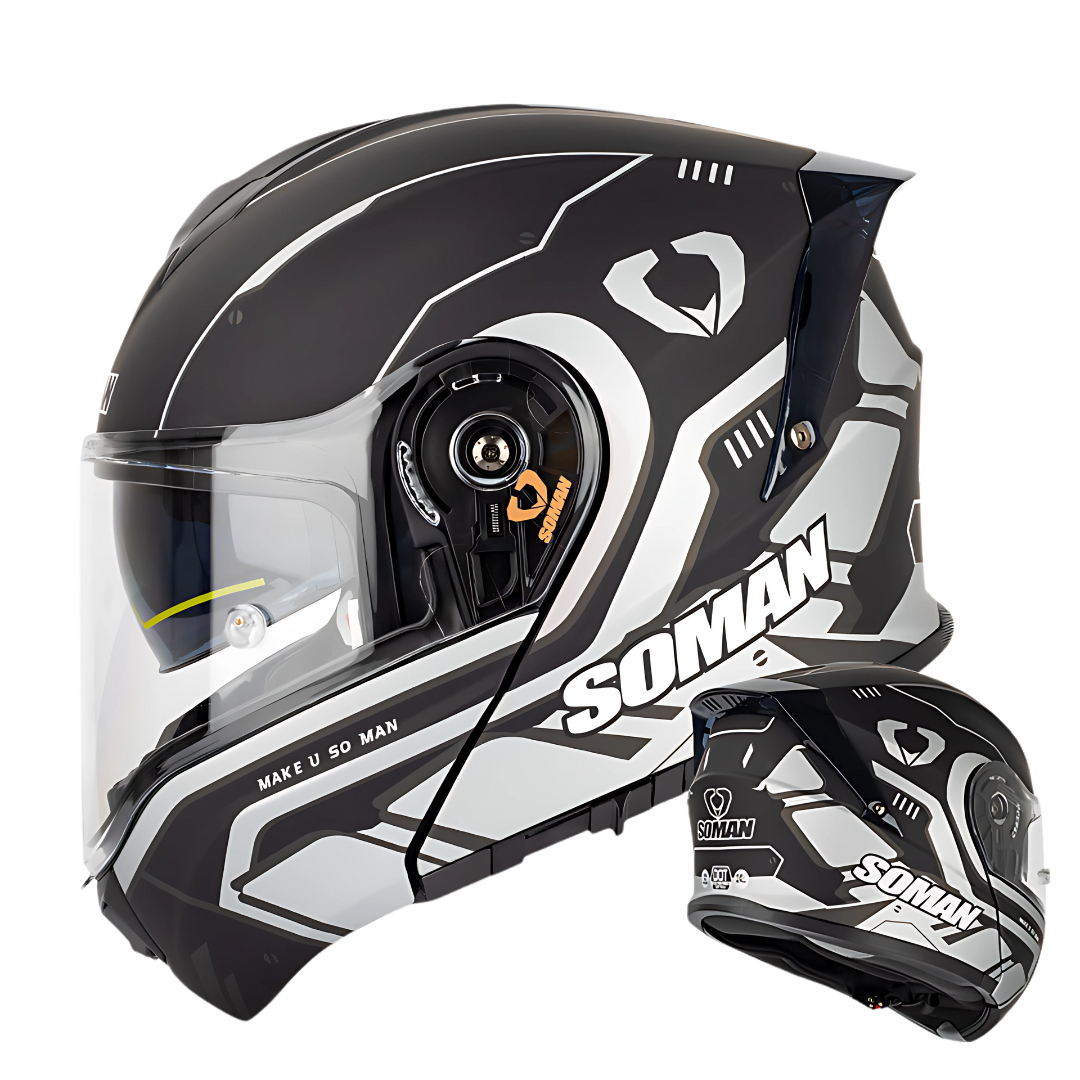 SM1 Modular Motorcycle Helmet – Dual Lens, ECE Certified - view 19