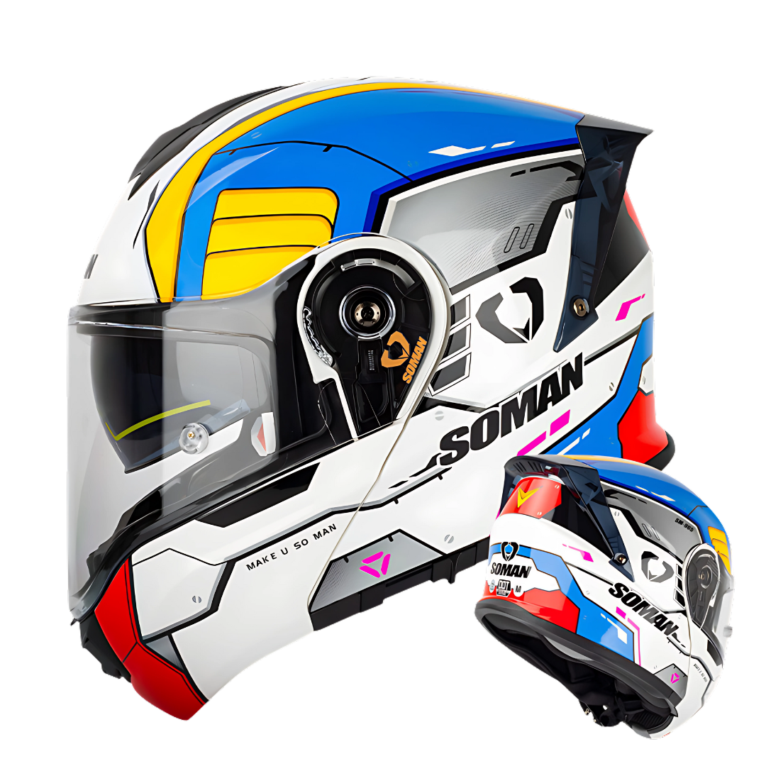 SM1 Modular Motorcycle Helmet – Dual Lens, ECE Certified - view 14