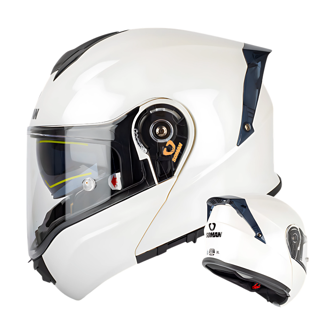 SM1 Modular Motorcycle Helmet – Dual Lens, ECE Certified - view 3
