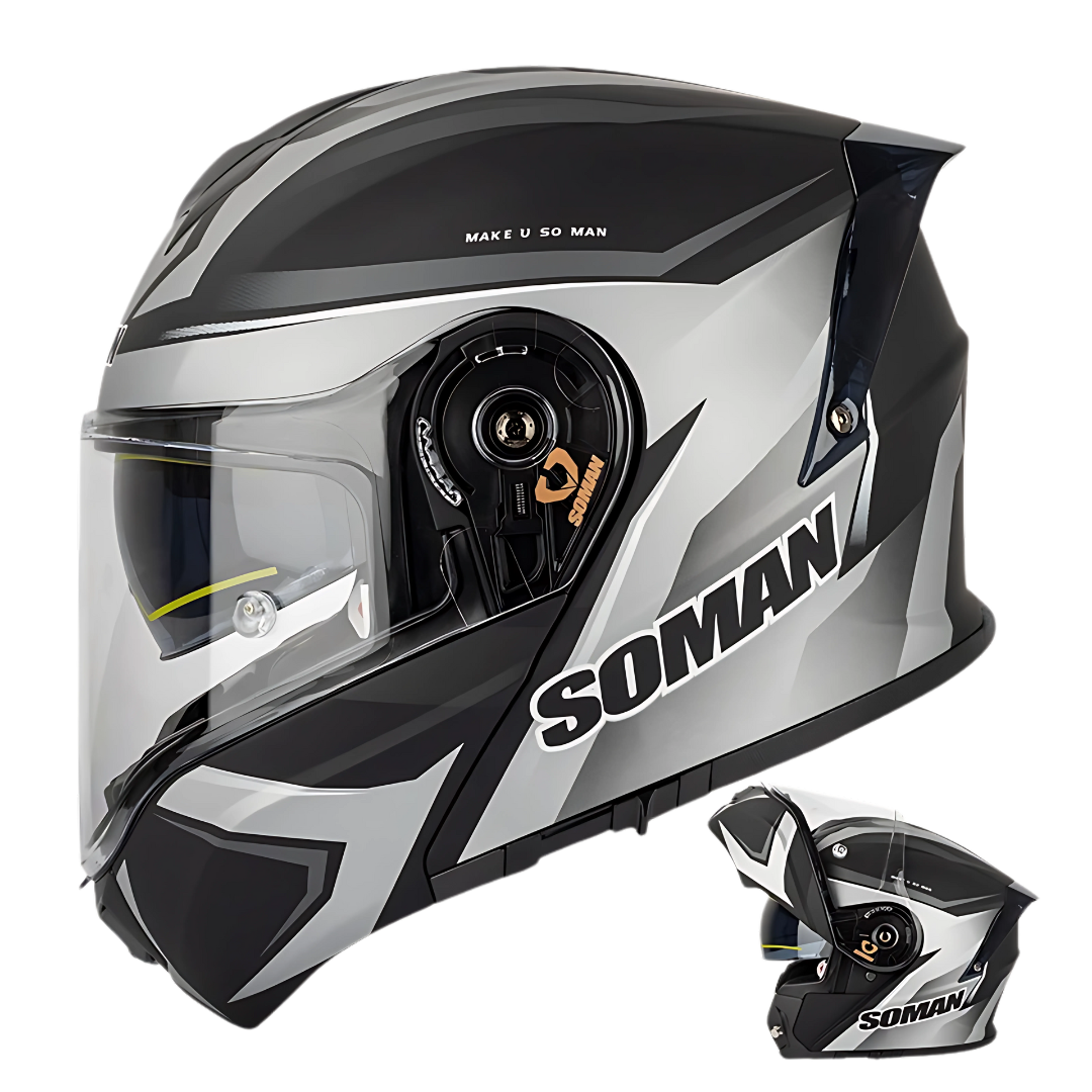 SM1 Modular Motorcycle Helmet – Dual Lens, ECE Certified - view 17