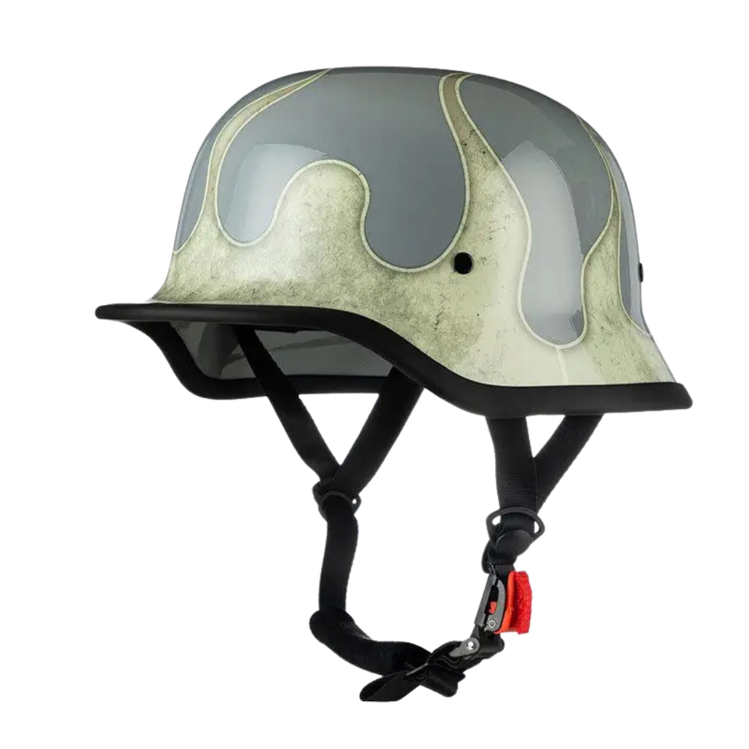 Premium German Motorcycle Half Helmet: Lightweight, Comfort Safety - view 12