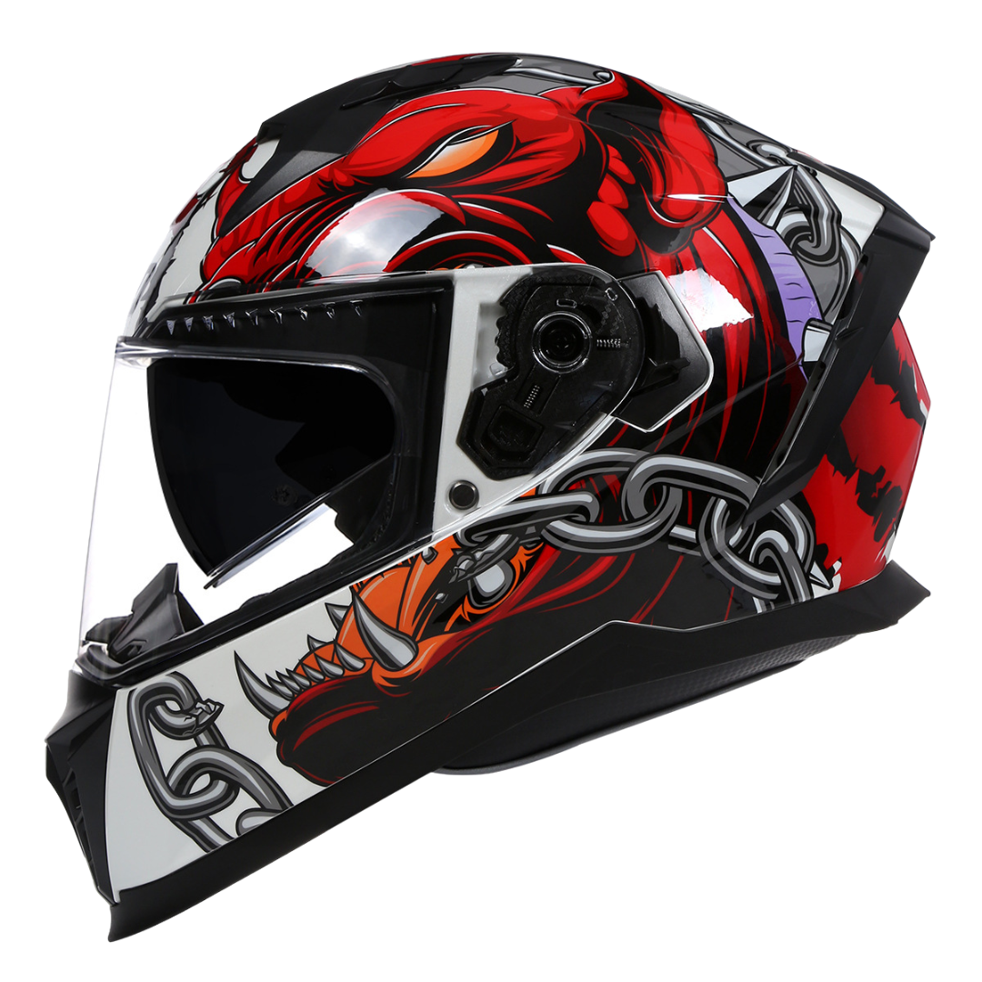 X7 Full Face Helmet – ABS Hard Shell, Anti-Fog