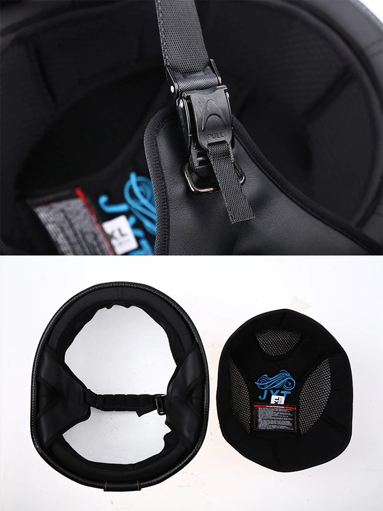 Retro Leather Half Helmet - view 6