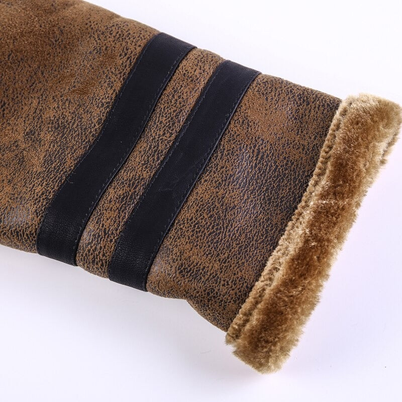 Winter Classic Leather Jacket - view 4