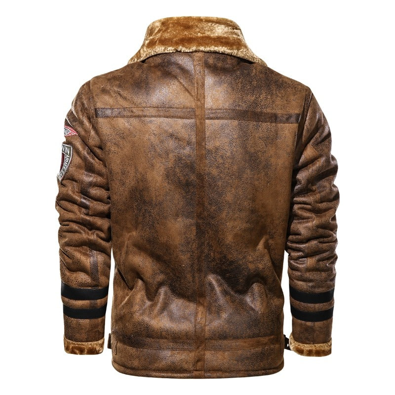 Winter Classic Leather Jacket - view 5