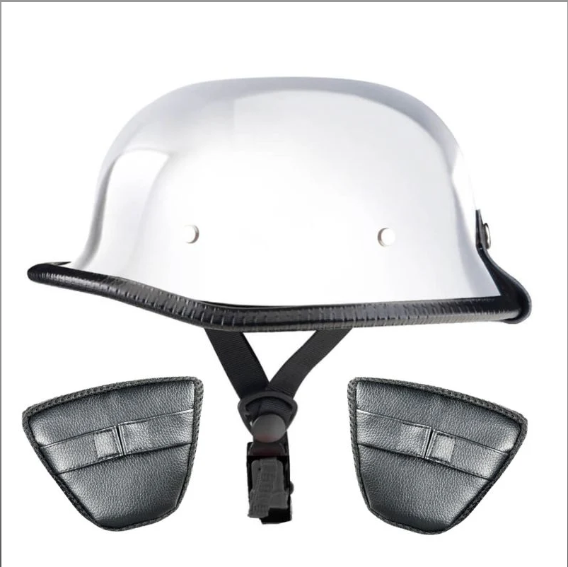 German Style Mayan Half Helmet - Matte Black - view 30