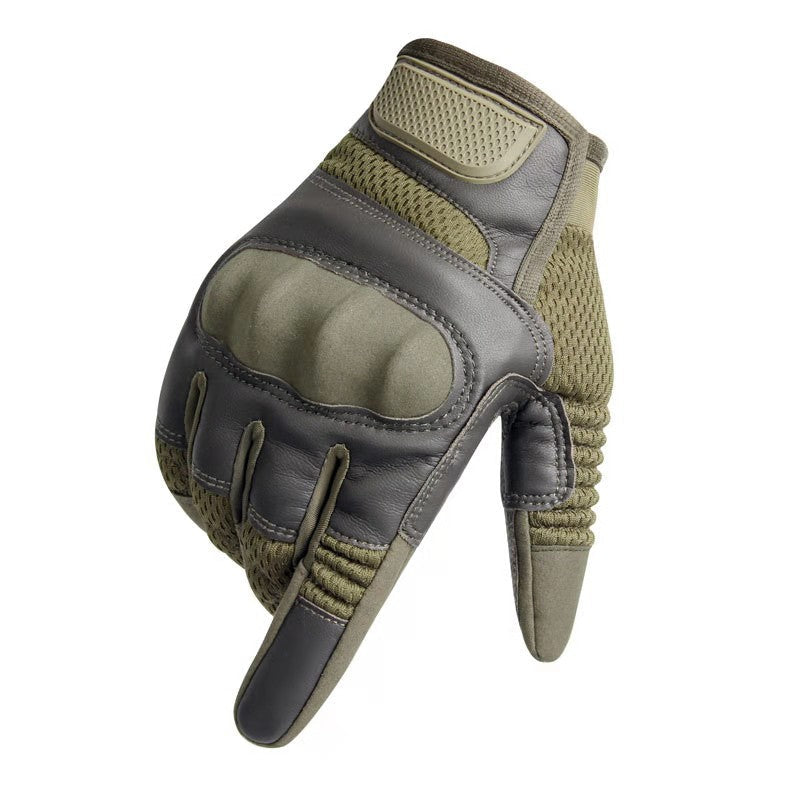 Motorcycle Retro Leather Gloves - view 3