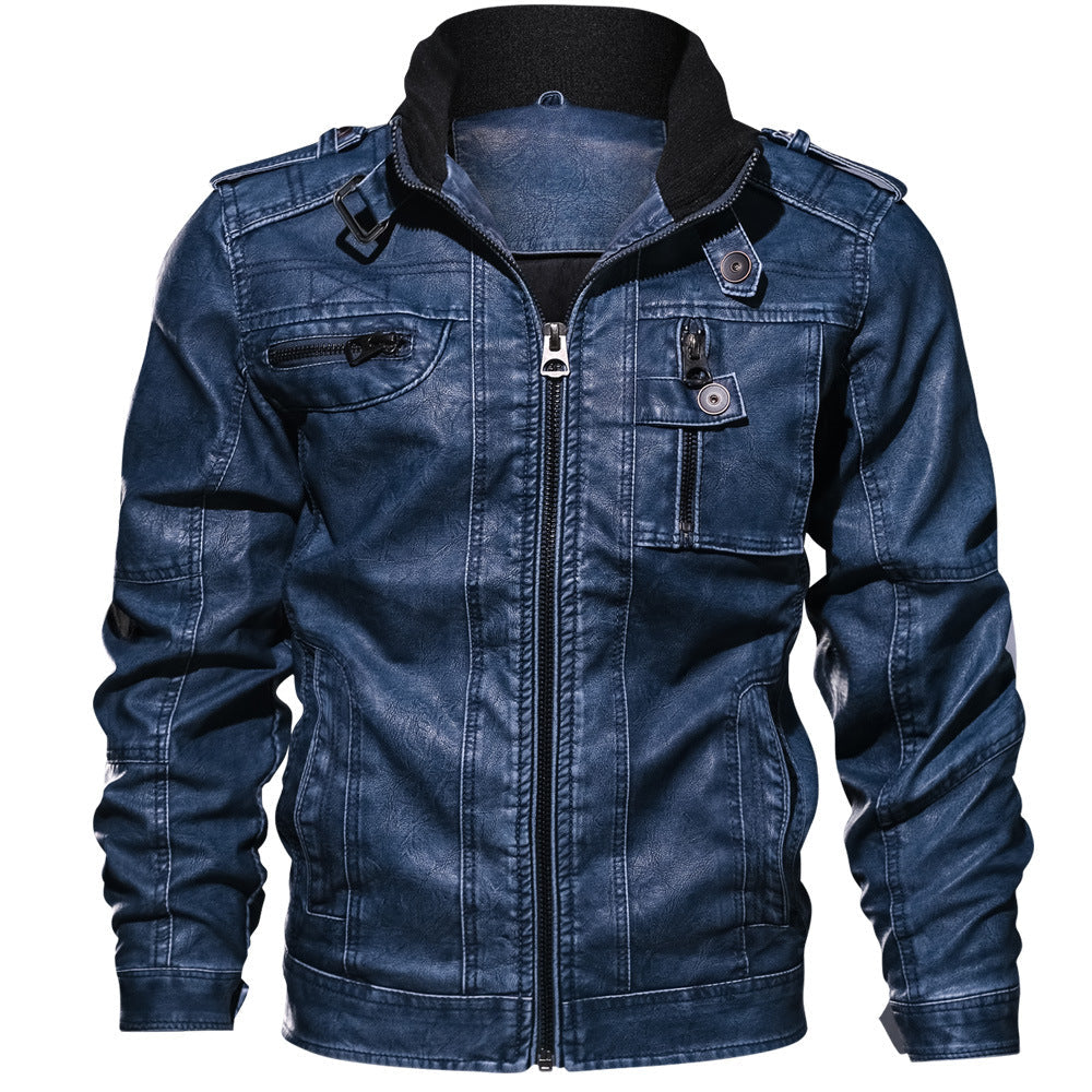 Street Biker Leather Jacket - view 3
